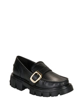 MOSCHINO CALZATURE PRE Moschino Mocassino Donna Nero Nero